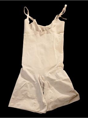 New SHAPERX Seamless Open-Bust Tummy Control Shorts Bodysuit S